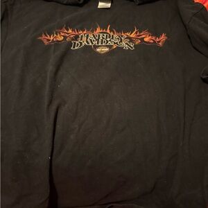 Harley-Davidson Black and Orange Cape Fear Tee